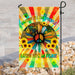 Hippie Peace Flag | Garden Flag | Double Sided House Flag - GIFTCUSTOM