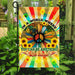 Hippie Peace Flag | Garden Flag | Double Sided House Flag - GIFTCUSTOM
