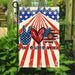 Hippie Peace Love America Flag | Garden Flag | Double Sided House Flag - GIFTCUSTOM