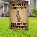 Hippity Hoppity German Shepherd Yard Sign (24 x 18 inches) - GIFTCUSTOM