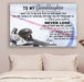 hockey Canvas and Poster ��� grandma to granddaughter ��� never lose wall decor visual art - GIFTCUSTOM