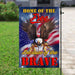 Home Of The Free Because Of The Brave Flag | Garden Flag | Double Sided House Flag - GIFTCUSTOM