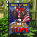 Home Of The Free Because Of The Brave Flag | Garden Flag | Double Sided House Flag - GIFTCUSTOM