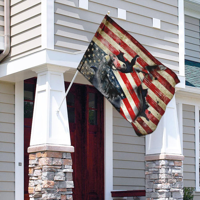 Horse America US Flag | Garden Flag | Double Sided House Flag - GIFTCUSTOM