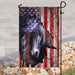 Horse American US Flag | Garden Flag | Double Sided House Flag - GIFTCUSTOM