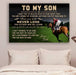 Horse Canvas and Poster ��� Dad to son ��� Never lose wall decor visual art - GIFTCUSTOM