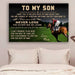 Horse Canvas and Poster ��� Mom to son ��� Never lose wall decor visual art - GIFTCUSTOM