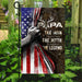 Hunting Papa Flag | Garden Flag | Double Sided House Flag - GIFTCUSTOM