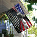 Husband Daddy Protector Hero Veteran Flag | Garden Flag | Double Sided House Flag - GIFTCUSTOM