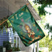 I Am Devine Connected Expressive Loved Strong Creative Safe Yoga Flag | Garden Flag | Double Sided House Flag - GIFTCUSTOM