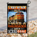 I May Be Old But I Was A Railroader When I Was Cool Flag | Garden Flag | Double Sided House Flag - GIFTCUSTOM