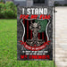 I Stand For My Flag Viking Warrior Odin Axe Flag | Garden Flag | Double Sided House Flag - GIFTCUSTOM