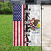 Illinois And American Flag | Garden Flag | Double Sided House Flag - GIFTCUSTOM