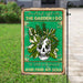 Into The Garden Skull Flag | Garden Flag | Double Sided House Flag - GIFTCUSTOM