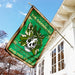 Into The Garden Skull Flag | Garden Flag | Double Sided House Flag - GIFTCUSTOM