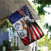 Iowa And American Flag | Garden Flag | Double Sided House Flag - GIFTCUSTOM