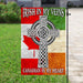 Irish In My Veins – Canadian In My Heart Flag | Garden Flag | Double Sided House Flag - GIFTCUSTOM