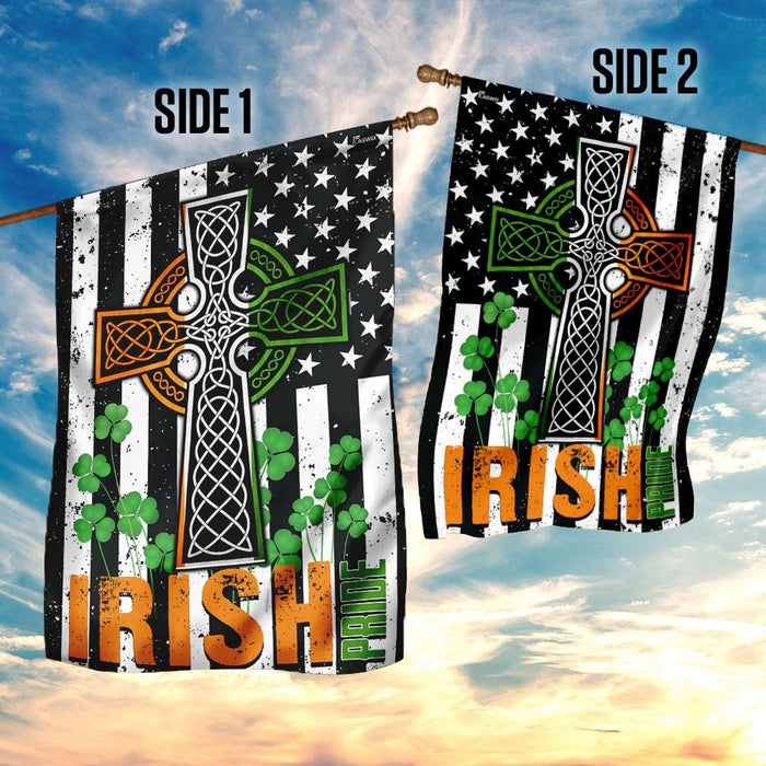 Irish Pride Flag | Garden Flag | Double Sided House Flag - GIFTCUSTOM