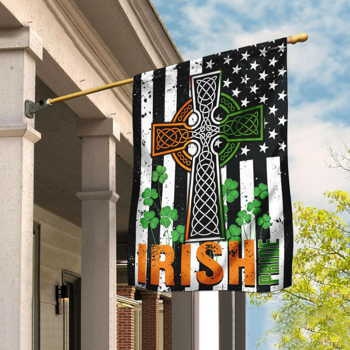 Irish Pride Flag | Garden Flag | Double Sided House Flag - GIFTCUSTOM