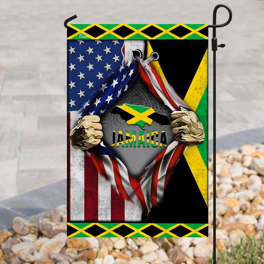 Jamaica America Flag | Garden Flag | Double Sided House Flag - GIFTCUSTOM