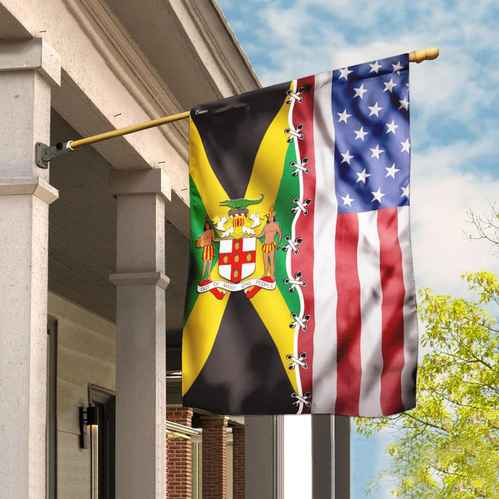 Jamaica America Flag | Garden Flag | Double Sided House Flag - GIFTCUSTOM