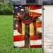 Jesus Christian Cross American Flag | Garden Flag | Double Sided House Flag - GIFTCUSTOM