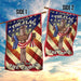 Jesus Christian Stand For The Flag Kneel For The Cross American US Flag | Garden Flag | Double Sided House Flag - GIFTCUSTOM