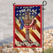 Jesus Christian Stand For The Flag Kneel For The Cross American US Flag | Garden Flag | Double Sided House Flag - GIFTCUSTOM