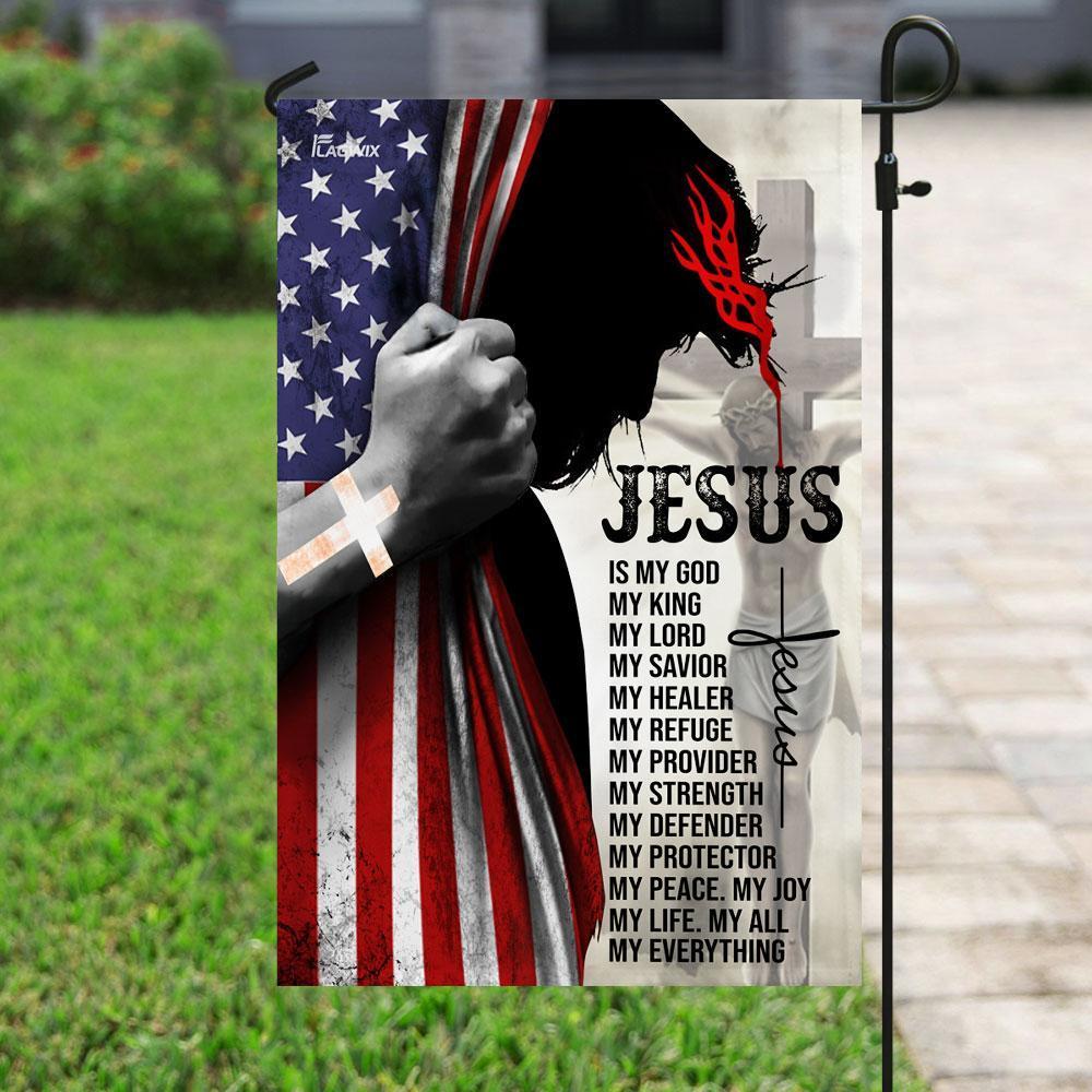 Jesus Is My Everything Christian Flag - GIFTCUSTOM