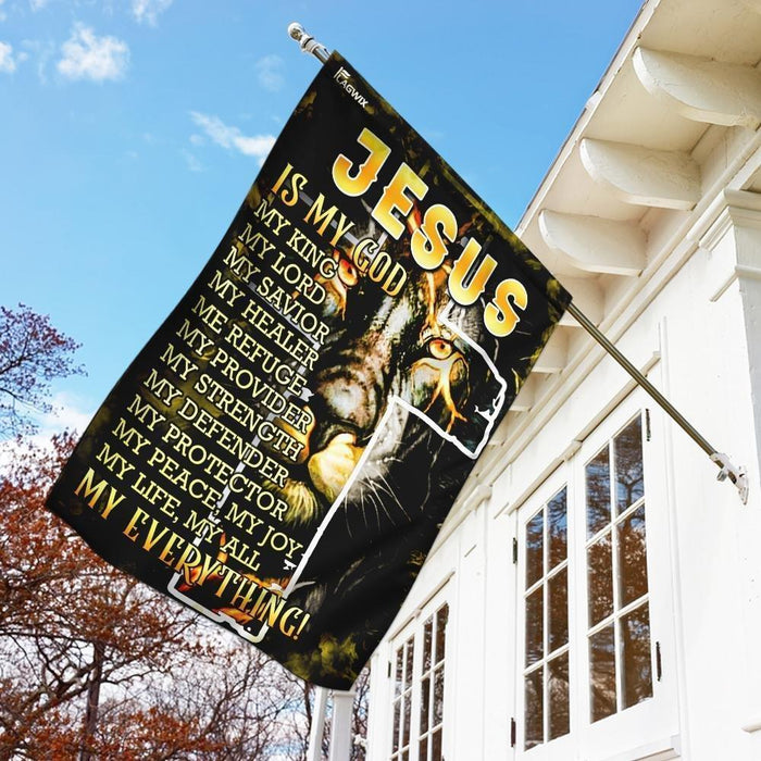 Jesus Is My Everything Flag - GIFTCUSTOM