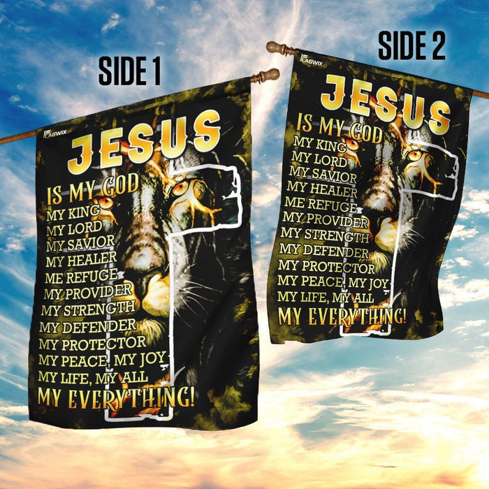 Jesus Is My Everything Flag - GIFTCUSTOM