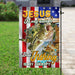 Jesus Is My Savior Bass Fishing Is My Therapy Flag | Garden Flag | Double Sided House Flag - GIFTCUSTOM