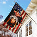 Jesus Saved My Life American Flag | Garden Flag | Double Sided House Flag - GIFTCUSTOM