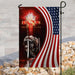 Jesus Saved My Life Christian Knight Flag | Garden Flag | Double Sided House Flag - GIFTCUSTOM
