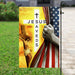 Jesus Saves Christian Flag | Garden Flag | Double Sided House Flag - GIFTCUSTOM