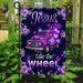 Jesus Take The Wheel Purple Truck Flag | Garden Flag | Double Sided House Flag - GIFTCUSTOM