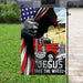 Jesus Take The Wheel Truck Driver Flag | Garden Flag | Double Sided House Flag - GIFTCUSTOM