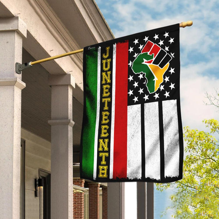 Juneteenth Flag | Garden Flag | Double Sided House Flag - GIFTCUSTOM