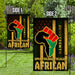 Juneteenth Unapologetically African Flag | Garden Flag | Double Sided House Flag - GIFTCUSTOM