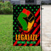 Junetenth Legalize Being Black Flag | Garden Flag | Double Sided House Flag - GIFTCUSTOM