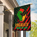 Junetenth Legalize Being Black Flag | Garden Flag | Double Sided House Flag - GIFTCUSTOM