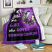 Just a girl who loves hummingbirds blanket - GIFTCUSTOM