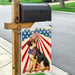 K9 Unit American German Shepherd Flag | Garden Flag | Double Sided House Flag - GIFTCUSTOM