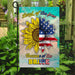 Land Of The Free Because Of The Brave Flag | Garden Flag | Double Sided House Flag - GIFTCUSTOM