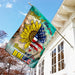 Land Of The Free Because Of The Brave Flag | Garden Flag | Double Sided House Flag - GIFTCUSTOM