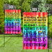 LGBT American Flag | Garden Flag | Double Sided House Flag - GIFTCUSTOM