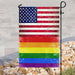 LGBT American US Flag | Garden Flag | Double Sided House Flag - GIFTCUSTOM