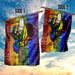 LGBT Christian Cross Flag | Garden Flag | Double Sided House Flag - GIFTCUSTOM