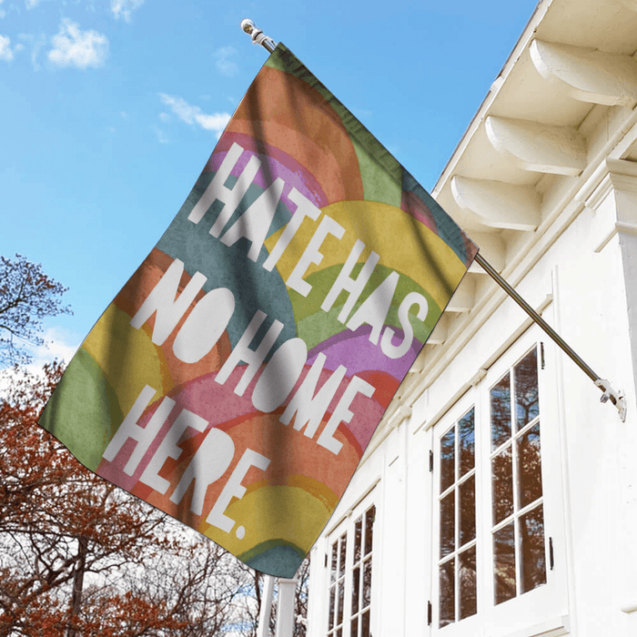 LGBT Flag Hate Has No Home Here Pride Month - GIFTCUSTOM