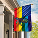 LGBT Flag Rainbow Turtle US - GIFTCUSTOM